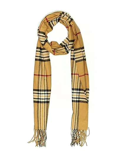 Pre-owned Assorted Brands Scarf In Brown