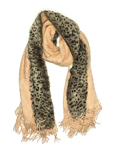 Pre-owned Assorted Brands Scarf In Brown