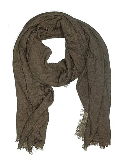 Pre-owned Assorted Brands Scarf In Brown