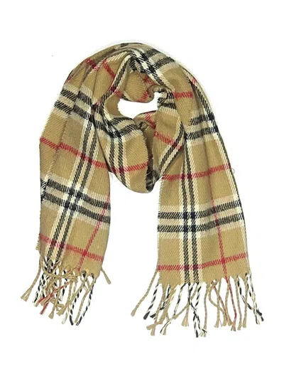 Pre-owned Assorted Brands Scarf In Brown