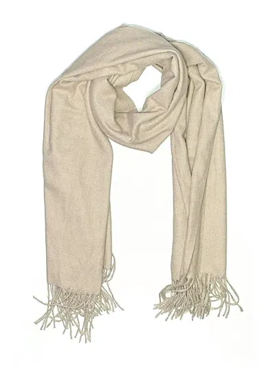 Pre-owned Assorted Brands Scarf In Brown