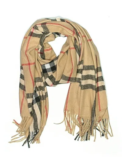 Pre-owned Assorted Brands Scarf In Brown