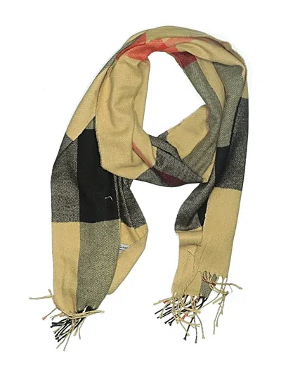 Pre-owned Assorted Brands Scarf In Brown