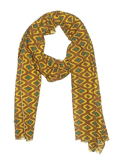 Pre-owned Assorted Brands Scarf In Brown