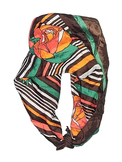Pre-owned Assorted Brands Scarf In Brown