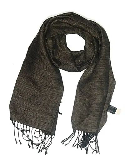 Pre-owned Assorted Brands Scarf In Brown