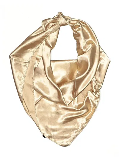 Pre-owned Assorted Brands Scarf In Brown