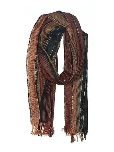 Pre-owned Assorted Brands Scarf In Brown