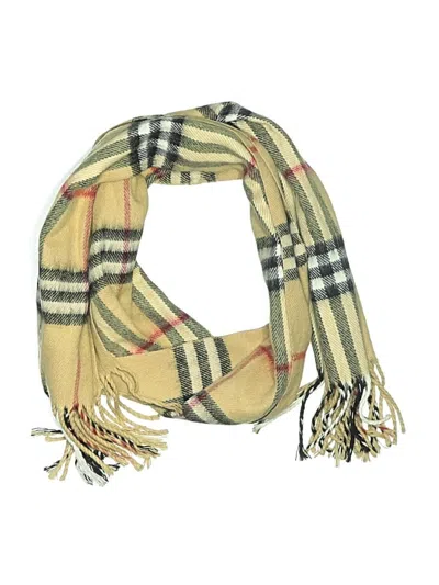Pre-owned Assorted Brands Scarf In Brown