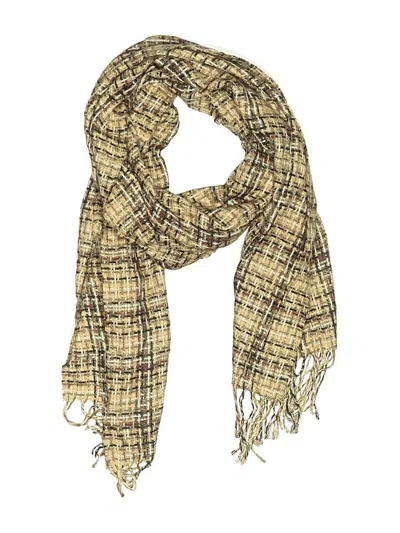 Pre-owned Assorted Brands Scarf In Brown