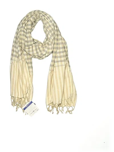 Pre-owned Assorted Brands Scarf In Brown
