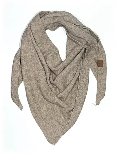 Pre-owned Assorted Brands Scarf In Brown