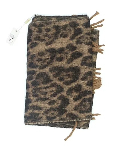 Pre-owned Assorted Brands Scarf In Brown