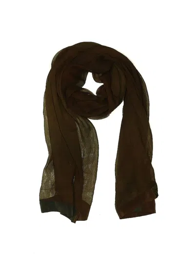 Pre-owned Assorted Brands Scarf In Brown