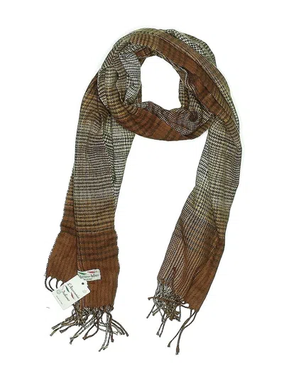Pre-owned Assorted Brands Scarf In Brown