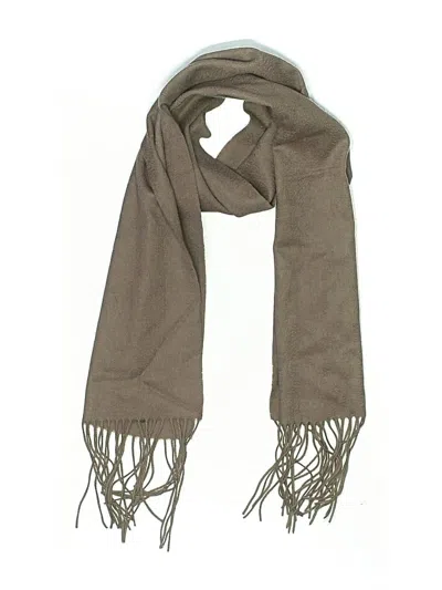 Pre-owned Assorted Brands Scarf In Brown