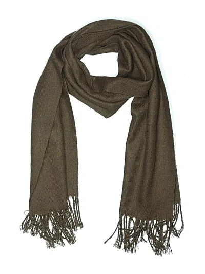 Pre-owned Assorted Brands Scarf In Brown