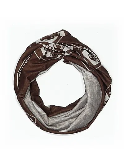 Pre-owned Assorted Brands Scarf In Brown