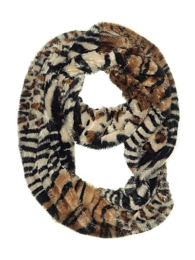 Pre-owned Assorted Brands Scarf In Brown