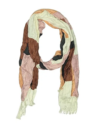 Pre-owned Assorted Brands Scarf In Brown