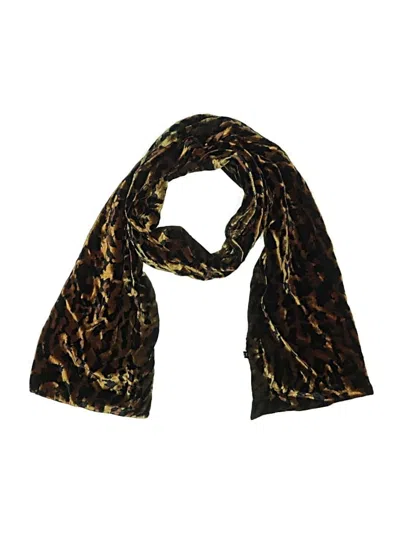 Pre-owned Assorted Brands Scarf In Brown