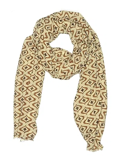 Pre-owned Assorted Brands Scarf In Brown
