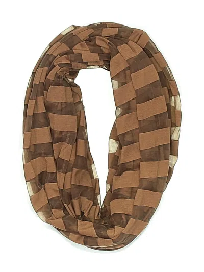 Pre-owned Assorted Brands Scarf In Brown