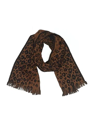 Pre-owned Assorted Brands Scarf In Brown