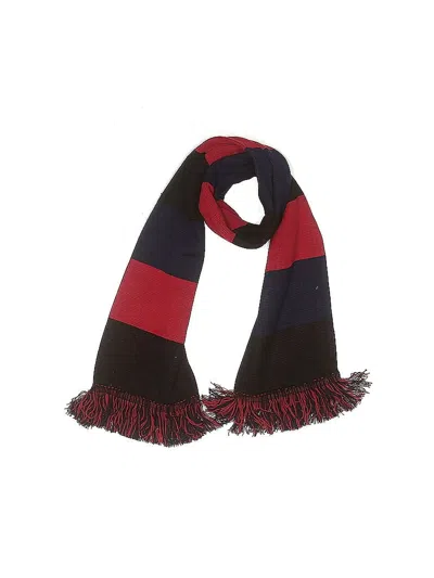 Pre-owned Assorted Brands Scarf In Burgundy