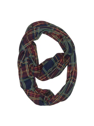 Pre-owned Assorted Brands Scarf In Burgundy