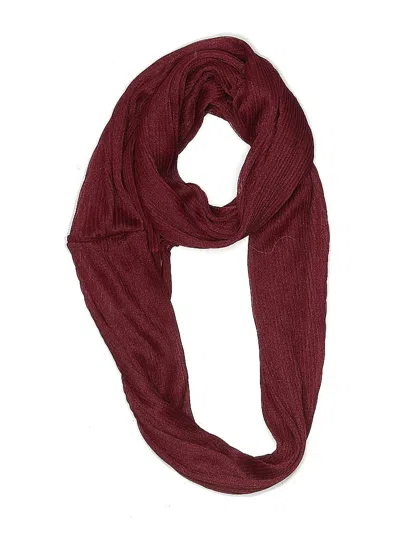 Pre-owned Assorted Brands Scarf In Burgundy
