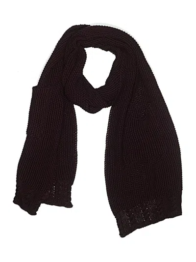 Pre-owned Assorted Brands Scarf In Burgundy