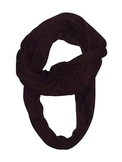 Pre-owned Assorted Brands Scarf In Burgundy