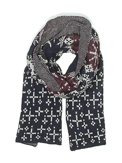 Pre-owned Assorted Brands Scarf In Burgundy