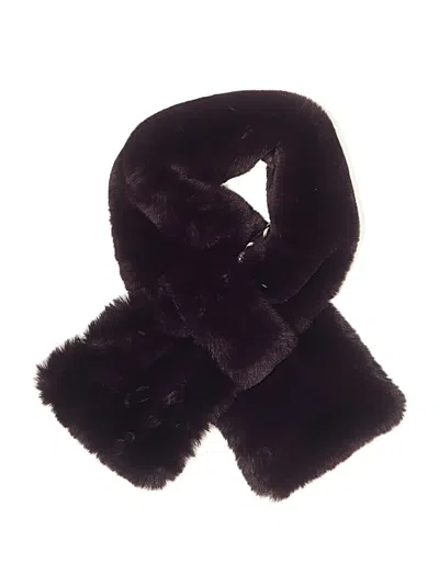 Pre-owned Assorted Brands Scarf In Burgundy
