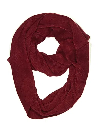 Pre-owned Assorted Brands Scarf In Burgundy