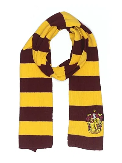 Pre-owned Assorted Brands Scarf In Burgundy