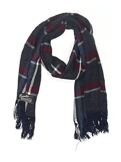 Pre-owned Assorted Brands Scarf In Burgundy