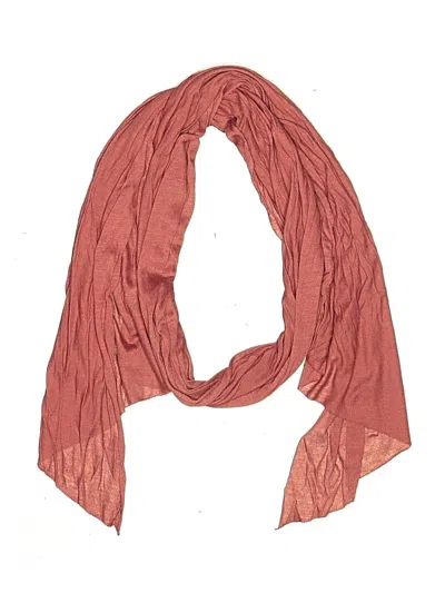 Pre-owned Assorted Brands Scarf In Burgundy