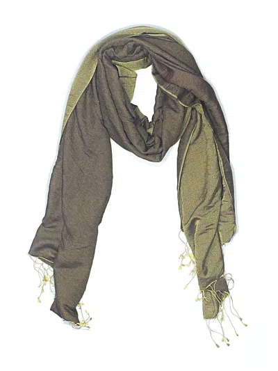 Pre-owned Assorted Brands Scarf In Gold
