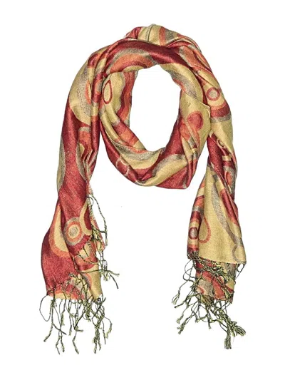 Pre-owned Assorted Brands Scarf In Gold