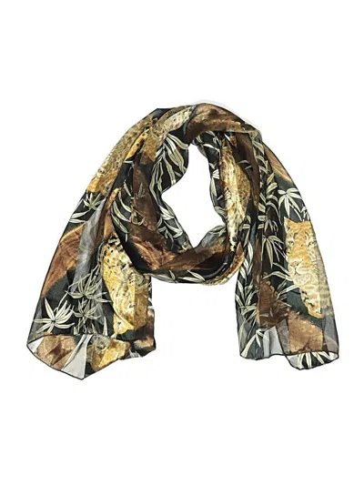 Pre-owned Assorted Brands Scarf In Gold
