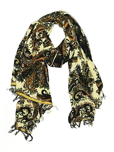 Pre-owned Assorted Brands Scarf In Gold