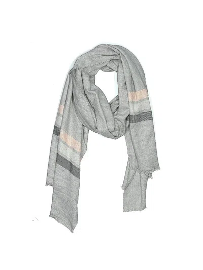 Pre-owned Assorted Brands Scarf In Gray