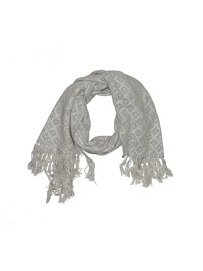 Pre-owned Assorted Brands Scarf In Gray