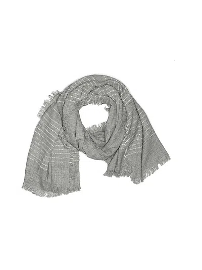 Pre-owned Assorted Brands Scarf In Gray