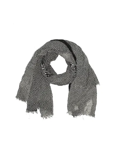 Pre-owned Assorted Brands Scarf In Gray