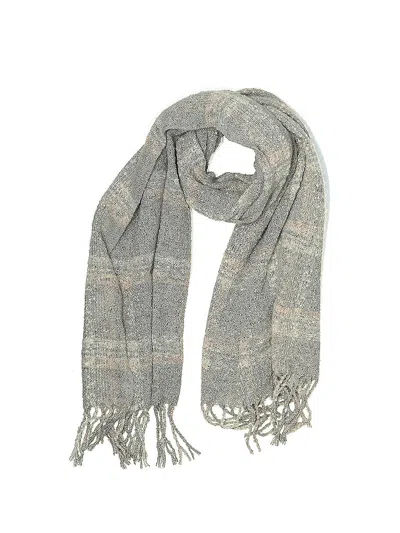 Pre-owned Assorted Brands Scarf In Gray