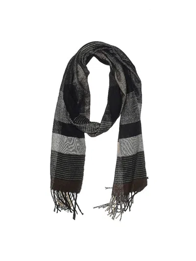 Pre-owned Assorted Brands Scarf In Gray