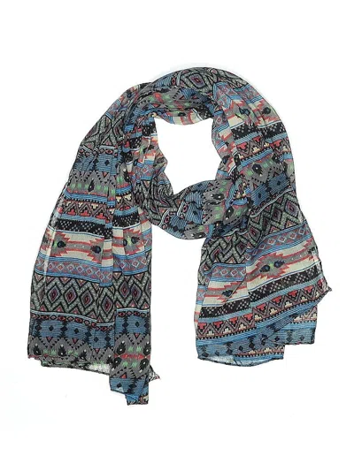 Pre-owned Assorted Brands Scarf In Gray